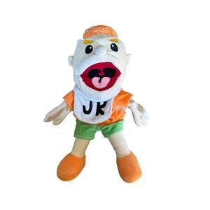 SuperMarioLogan SML Junior Hand Puppet Plush Toy Orange Green JR Bib